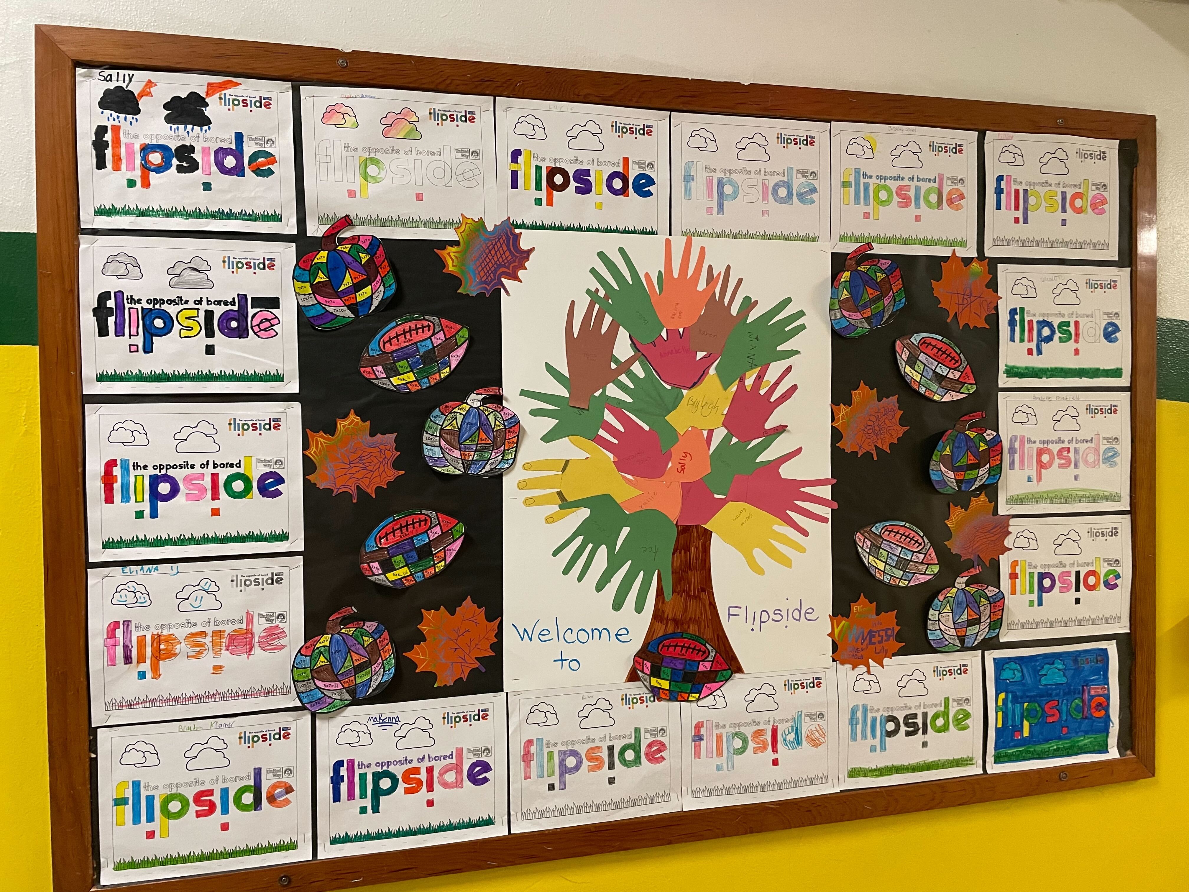 Flipside Students Ready their Classroom for Fall